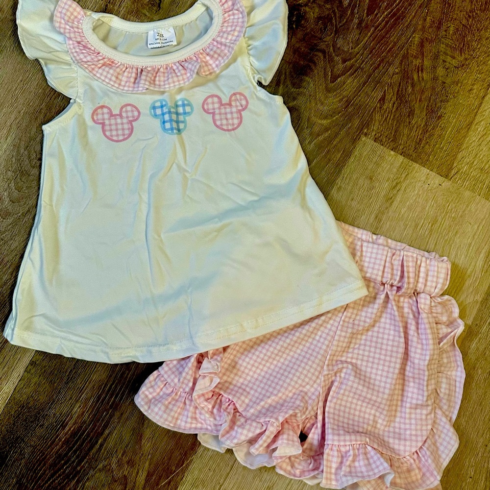 Boutique ruffle outfit